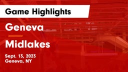 Geneva  vs Midlakes  Game Highlights - Sept. 13, 2023