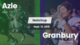 Matchup: Azle vs. Granbury  2019