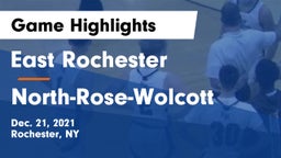 East Rochester vs North-Rose-Wolcott Game Highlights - Dec. 21, 2021