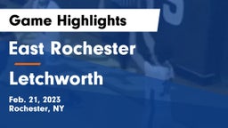 East Rochester vs Letchworth  Game Highlights - Feb. 21, 2023
