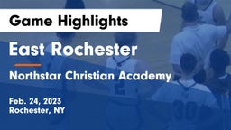 East Rochester vs Northstar Christian Academy Game Highlights - Feb. 24, 2023
