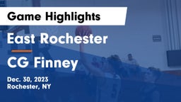 East Rochester vs CG Finney Game Highlights - Dec. 30, 2023