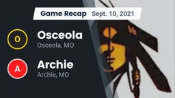 Recap: Osceola  vs. Archie  2021