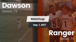 Matchup: Dawson  vs. Ranger  2016