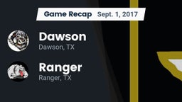 Recap: Dawson  vs. Ranger  2017