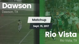 Matchup: Dawson  vs. Rio Vista  2016