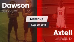 Matchup: Dawson  vs. Axtell  2018