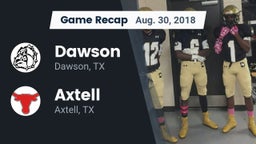 Recap: Dawson  vs. Axtell  2018