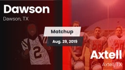Matchup: Dawson  vs. Axtell  2019