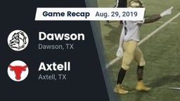 Recap: Dawson  vs. Axtell  2019