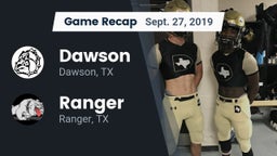Recap: Dawson  vs. Ranger  2019