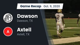 Recap: Dawson  vs. Axtell  2020