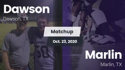 Matchup: Dawson  vs. Marlin  2020