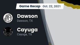 Recap: Dawson  vs. Cayuga  2021