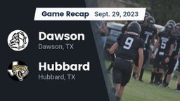 Recap: Dawson  vs. Hubbard  2023