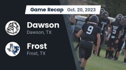 Recap: Dawson  vs. Frost  2023