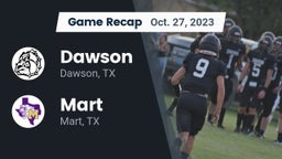 Recap: Dawson  vs. Mart  2023