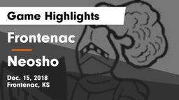 Frontenac  vs Neosho  Game Highlights - Dec. 15, 2018