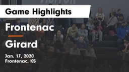 Frontenac  vs Girard Game Highlights - Jan. 17, 2020