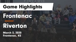 Frontenac  vs Riverton  Game Highlights - March 3, 2020