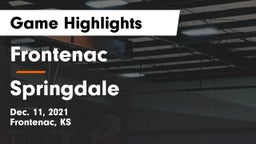 Frontenac  vs Springdale  Game Highlights - Dec. 11, 2021