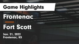 Frontenac  vs Fort Scott  Game Highlights - Jan. 21, 2022