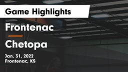 Frontenac  vs Chetopa  Game Highlights - Jan. 31, 2022