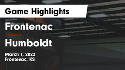 Frontenac  vs Humboldt  Game Highlights - March 1, 2022