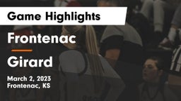 Frontenac  vs Girard  Game Highlights - March 2, 2023