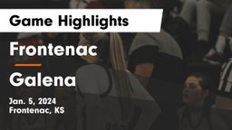Frontenac  vs Galena  Game Highlights - Jan. 5, 2024