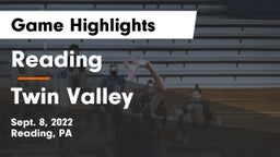 Reading  vs Twin Valley  Game Highlights - Sept. 8, 2022
