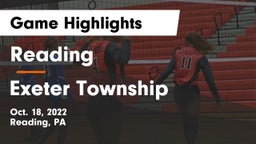 Reading  vs Exeter Township  Game Highlights - Oct. 18, 2022