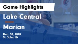 Lake Central  vs Marian  Game Highlights - Dec. 30, 2020