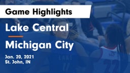 Lake Central  vs Michigan City  Game Highlights - Jan. 20, 2021
