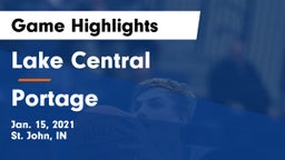 Lake Central  vs Portage  Game Highlights - Jan. 15, 2021