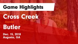 Cross Creek  vs Butler  Game Highlights - Dec. 15, 2018