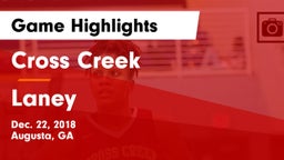 Cross Creek  vs Laney  Game Highlights - Dec. 22, 2018