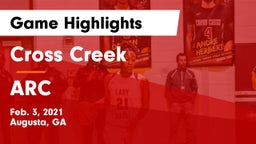 Cross Creek  vs ARC Game Highlights - Feb. 3, 2021