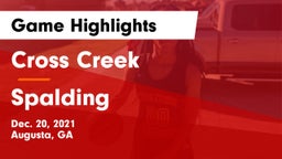 Cross Creek  vs Spalding Game Highlights - Dec. 20, 2021