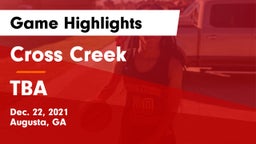Cross Creek  vs TBA Game Highlights - Dec. 22, 2021