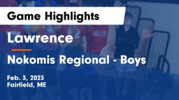 Lawrence  vs Nokomis Regional  - Boys Game Highlights - Feb. 3, 2023