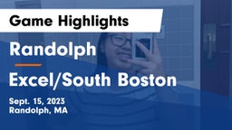 Randolph  vs Excel/South Boston  Game Highlights - Sept. 15, 2023