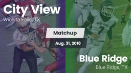 Matchup: City View High vs. Blue Ridge  2018