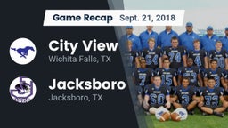 Recap: City View  vs. Jacksboro  2018