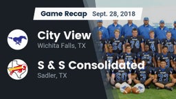 Recap: City View  vs. S & S Consolidated  2018