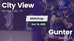 Matchup: City View High vs. Gunter  2018