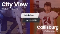 Matchup: City View High vs. Callisburg  2018
