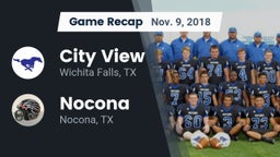 Recap: City View  vs. Nocona  2018