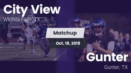 Matchup: City View High vs. Gunter  2019
