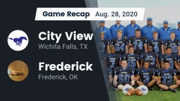 Recap: City View  vs. Frederick  2020